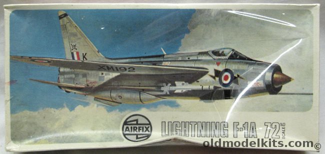 Airfix 1/72 English Electric Lightning F-1A, 02010-3 plastic model kit